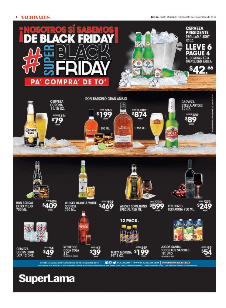 Encarte Plaza Lama 4, Viernes 23 de Noviembre 2018 - Dominicana.do