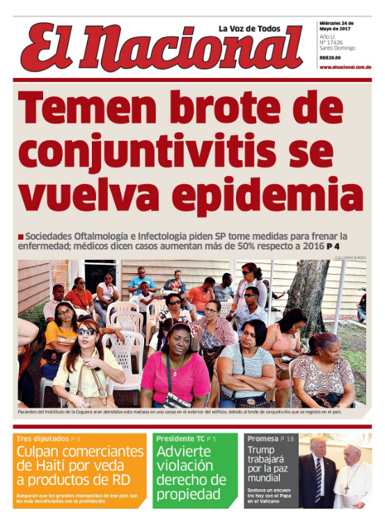 Portada El Nacional, Miércoles 24 de Mayo del 2017