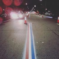 #OrgulloDominicano Calles de Providence en Estados Unidos pintadas de Nuestros Colores de la #Bandera