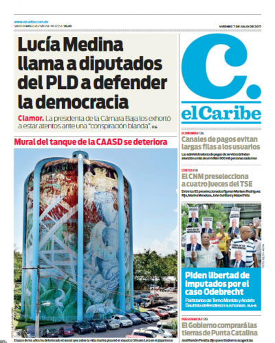 Portada El Caribe, Viernes 07 de Julio del 2017