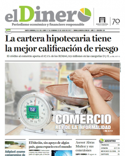 Portada El Dinero, Lunes 17 de Julio 2017