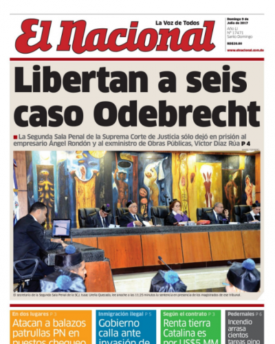 Portada El Nacional, Domingo 07 de Julio del 2017