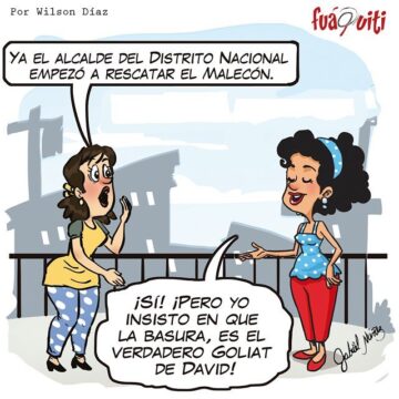 Vecina, recuerde que la basura es el enfoque – Caricatura Fuaquiti, Miércoles 30 de Agosto 2017