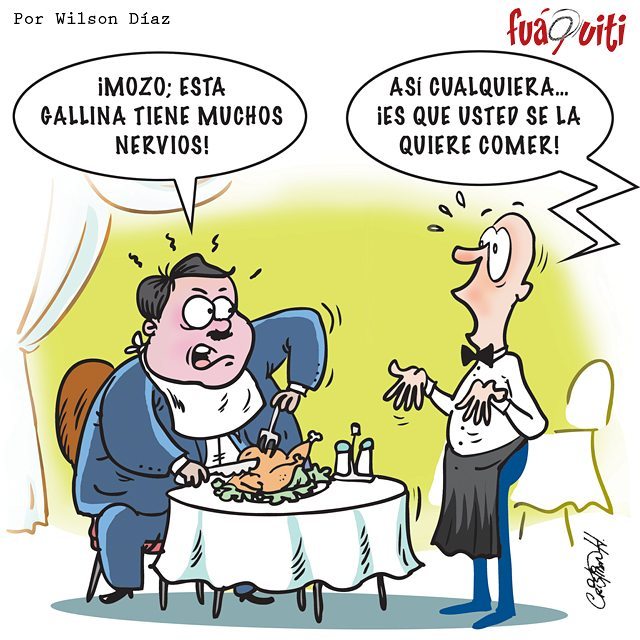 Y en el restaurante de la esquina… – Fuaquiti, Sábado 19 de Agosto 2017