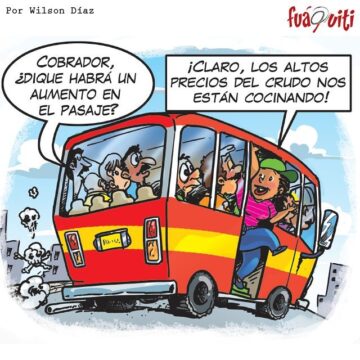 Aumentos y aumentos Cuándo van a bajar- Caricatura Fuaquiti, Septiembre 26 del 2017