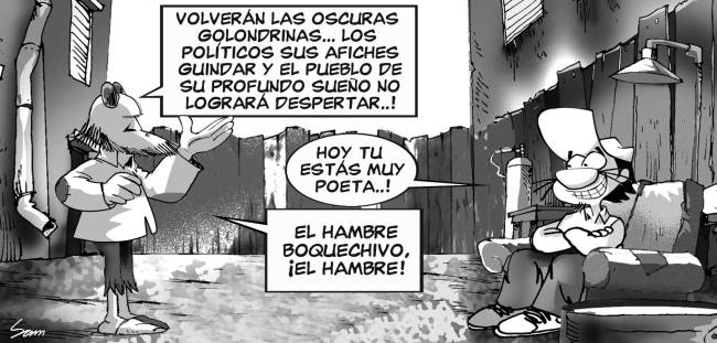 Caricatura Diógenes y Boquechivo – Diario Libre, Jueves 14 de Septiembre 2017