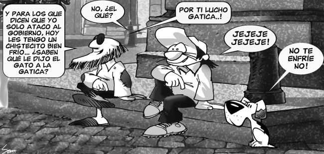 Caricatura Diógenes y Boquechivo – Diario Libre, Lunes 04 de Septiembre 2017