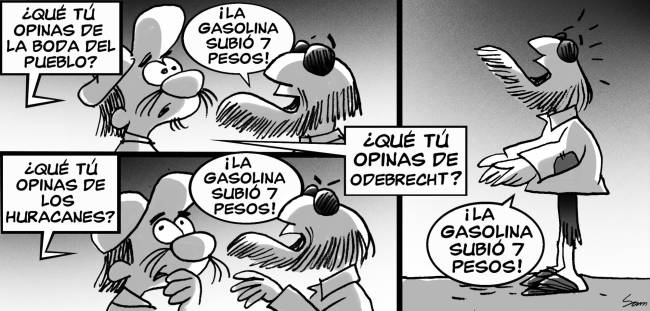 Caricatura Diógenes y Boquechivo – Diario Libre, Lunes 18 de Septiembre 2017