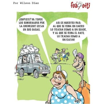 El trato es por categoría. Si robó un salami no califica para un trato especial. – Caricatura Fuaquiti, Septiembre 24 del 2017