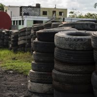 Neumáticos convertidos en Diesel en Los Alcarrizos