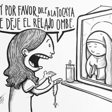 Ruégale por nosotros. #HuracanMaria