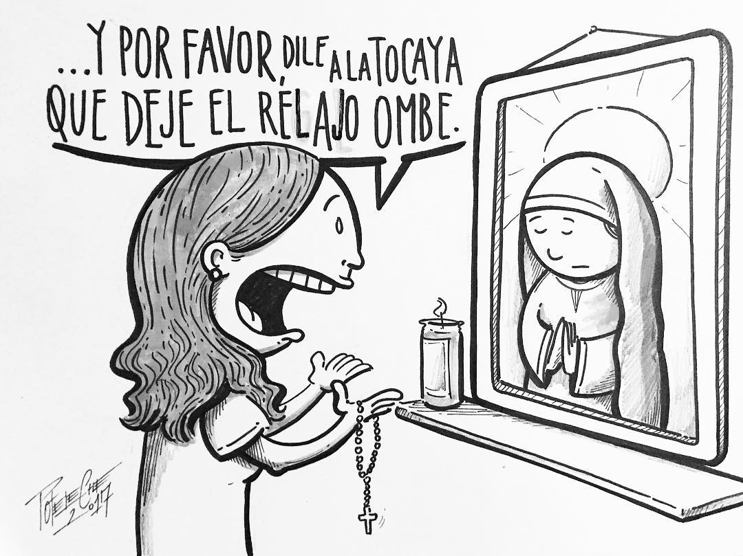 Ruégale por nosotros. #HuracanMaria