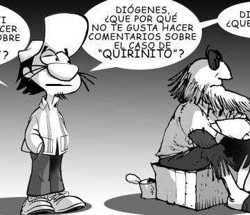 Caricatura Diógenes y Boquechivo – Diario Libre, Jueves 19 de Octubre 2017