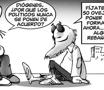 Caricatura Diógenes y Boquechivo – Diario Libre, Viernes 06 de Octubre 2017