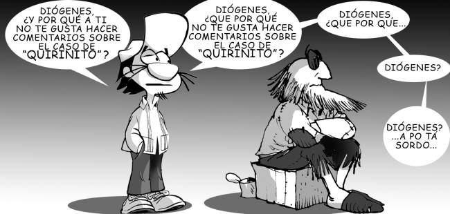 Caricatura Diógenes y Boquechivo – Diario Libre, Jueves 19 de Octubre 2017
