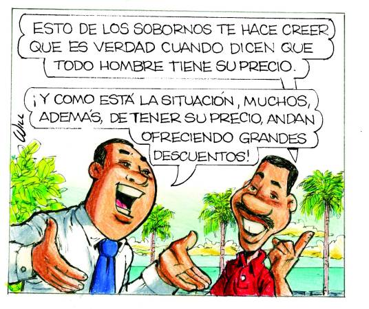 Caricatura Rosca Izquierda - Diario Libre, Lunes 30 de Octubre 2017 -  Dominicana.do
