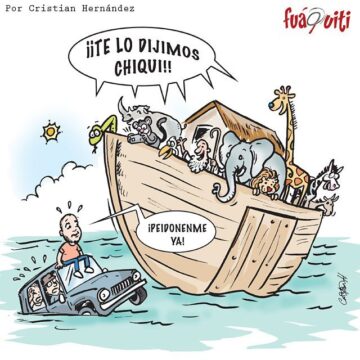 El Chiqui se arrepintió, quiere que lo lleven.. – Caricatura Fuaquiti, Octubre 04 del 2017