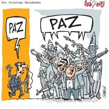 Encuentro a favor de la paz – Caricatura Fuaquiti, Octubre 17 del 2017