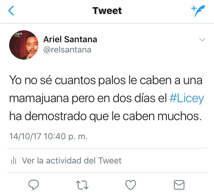 Nosotros también perdimos… – Ariel Santana, Octubre 14 del 2017