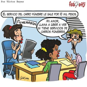 Vamos a ver si UBER nos resuelve… – Caricatura Fuaquiti, Domingo 01 de Octubre 2017