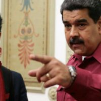 El merenguero Bonny Cepeda visita al presidente venezolano