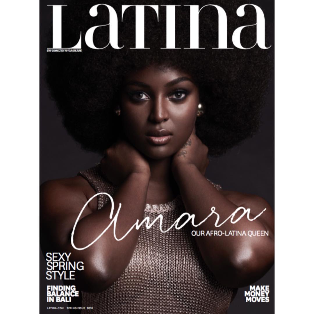 Amara La Negra en Portada de la Revista Latina