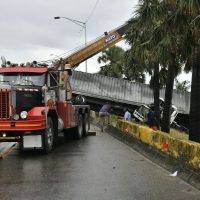 Tapón en Las Américas se extiende cuatro kilómetros por remolque de patana