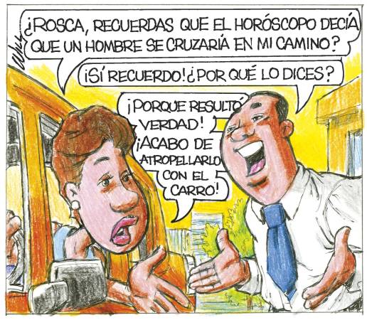 Caricatura Rosca Izquierda – Diario Libre, 05 de Abril 2018