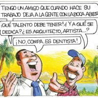 Caricatura Rosca Izquierda – Diario Libre, 09 de Abril 2018