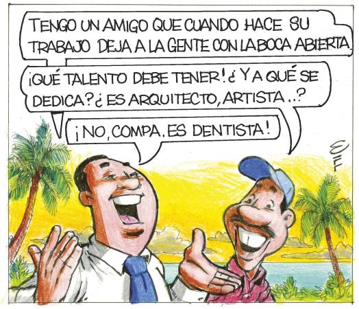 Caricatura Rosca Izquierda – Diario Libre, 09 de Abril 2018