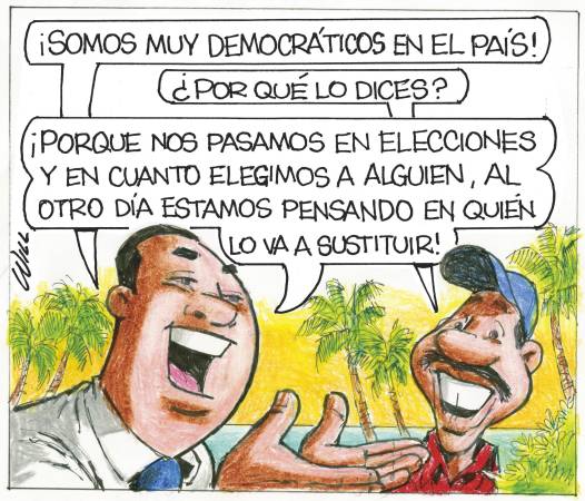 Caricatura Rosca Izquierda – Diario Libre, 24 de Abril 2018