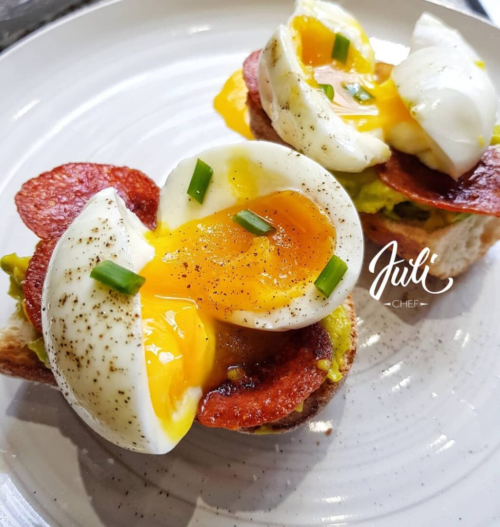 Huevo Pochado y Puerro – Chef Juli