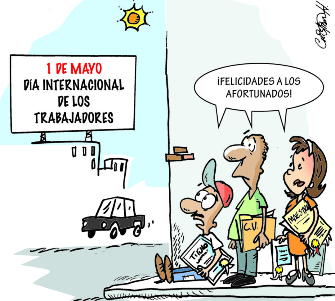 Caricatura Cristian Caricaturas – El Día, 01 de Mayo 2018