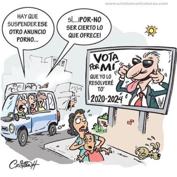Caricatura Cristian Caricaturas – El Día, 25 de Septiembre 2018