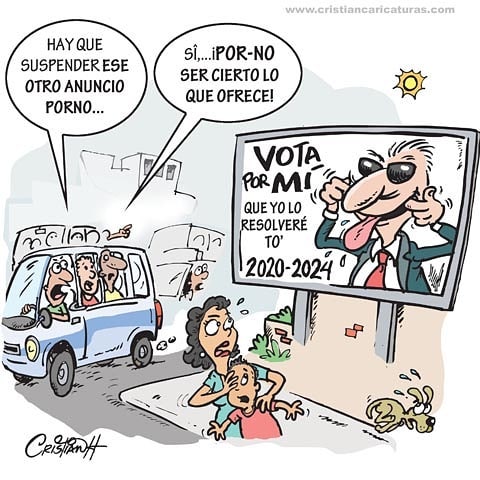 Caricatura Cristian Caricaturas – El Día, 25 de Septiembre 2018