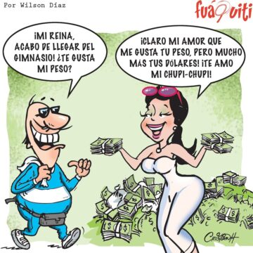 Caricatura Fuaquiti, Como dice el dicho ¡Papeleta mato a menudo! 27 de Septiembre 2018