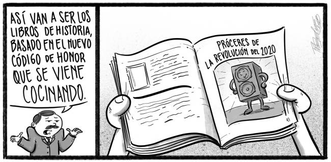 Caricatura Noticiero Poteleche – Diario Libre, 18 de Octubre 2018