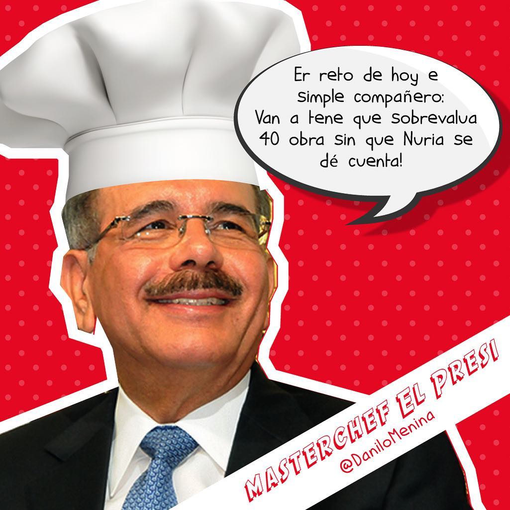 #MasterChefElPresi Danilo Menina, Octubre 2017