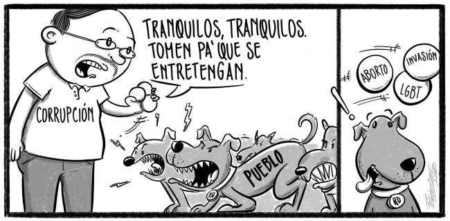 Caricatura Noticiero Poteleche – Diario Libre, 01 de Noviembre 2018