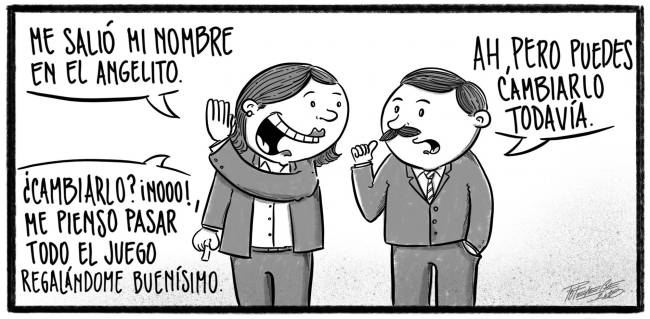 Caricatura Noticiero Poteleche – Diario Libre, 31 de Octubre 2018