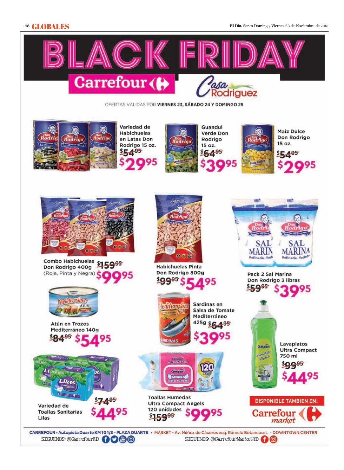 Encarte Carrefour 3, Viernes 23 de Noviembre 2018