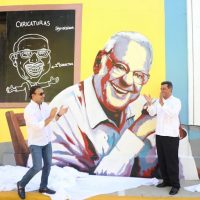 Alcaldía de Santiago inaugura mural de ciudad en honor a “La Escuelota”