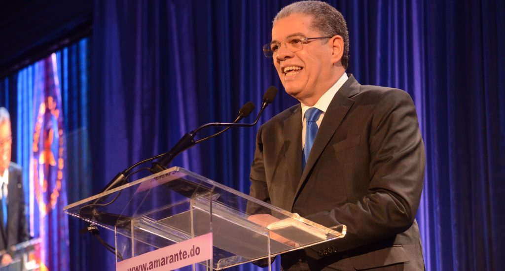 Amarante advierte que una eventual división en el PLD sacaría esa organización del poder