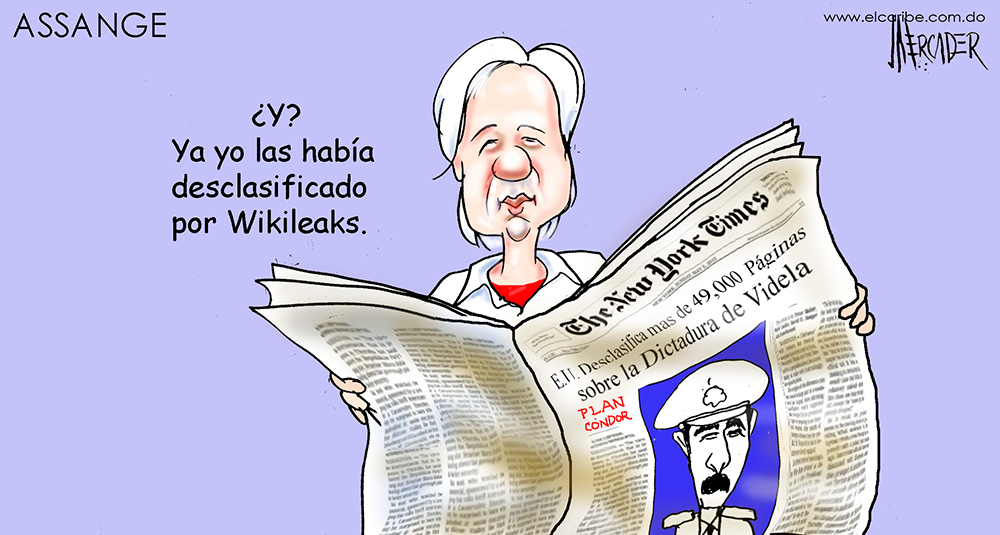 Caricatura El Caribe – Mercader, 24 Abril 2019