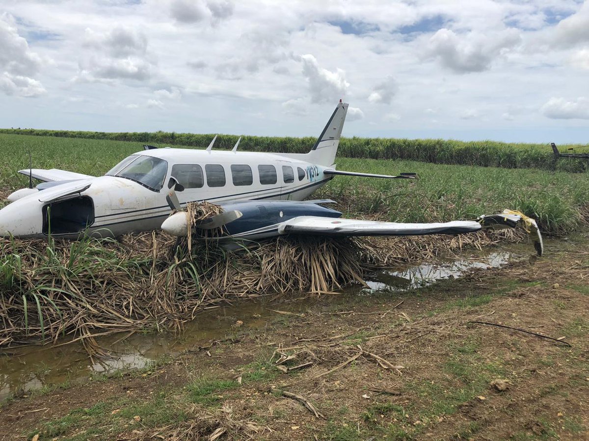 Autoridades encuentran en cañaverales de La Altagracia avioneta que salió desde Venezuela