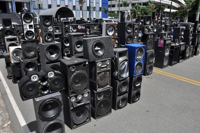 Cerca de 6,500 equipos de audio incautados desde febrero por exceso de ruido