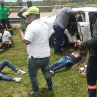 Varios heridos tras impactarse vehículo contra una pared en Autovía del Este