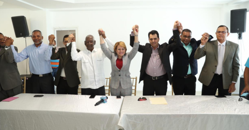 Lucía Medina juramenta “altos dirigentes” del PRM en San Juan