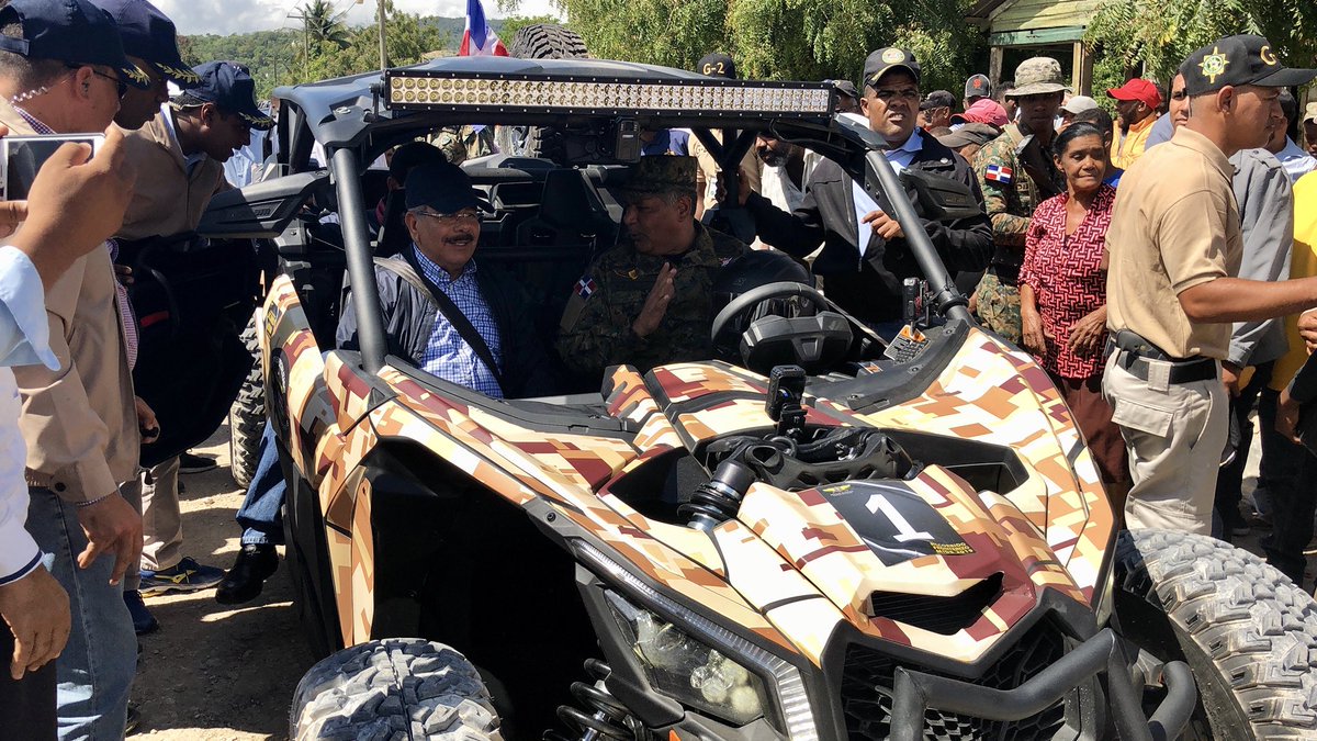 Presidente Medina realiza recorrido en distintos puntos de la Zona Fronteriza