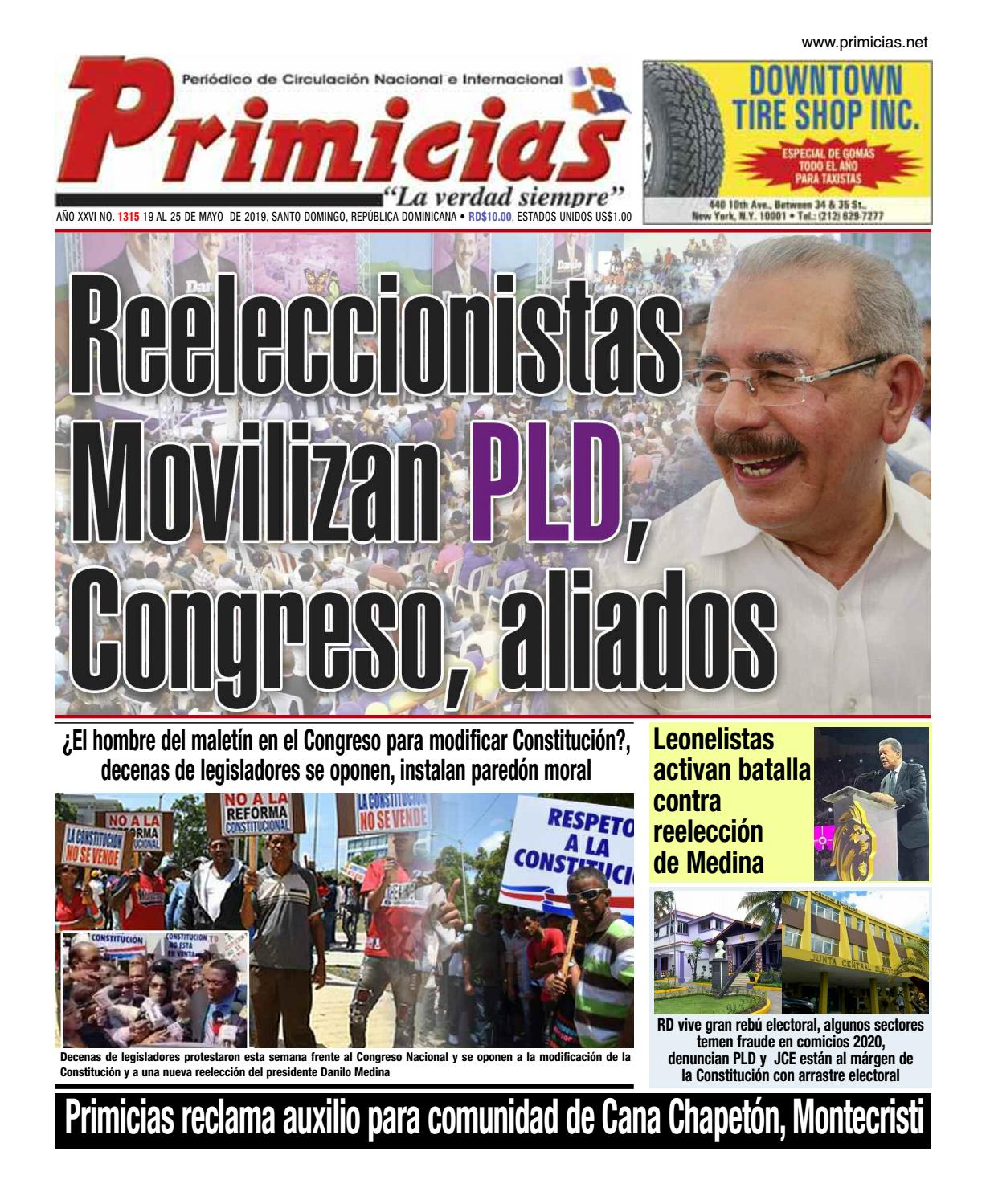 Portada Periódico La Información, Lunes 20 Mayo 2019